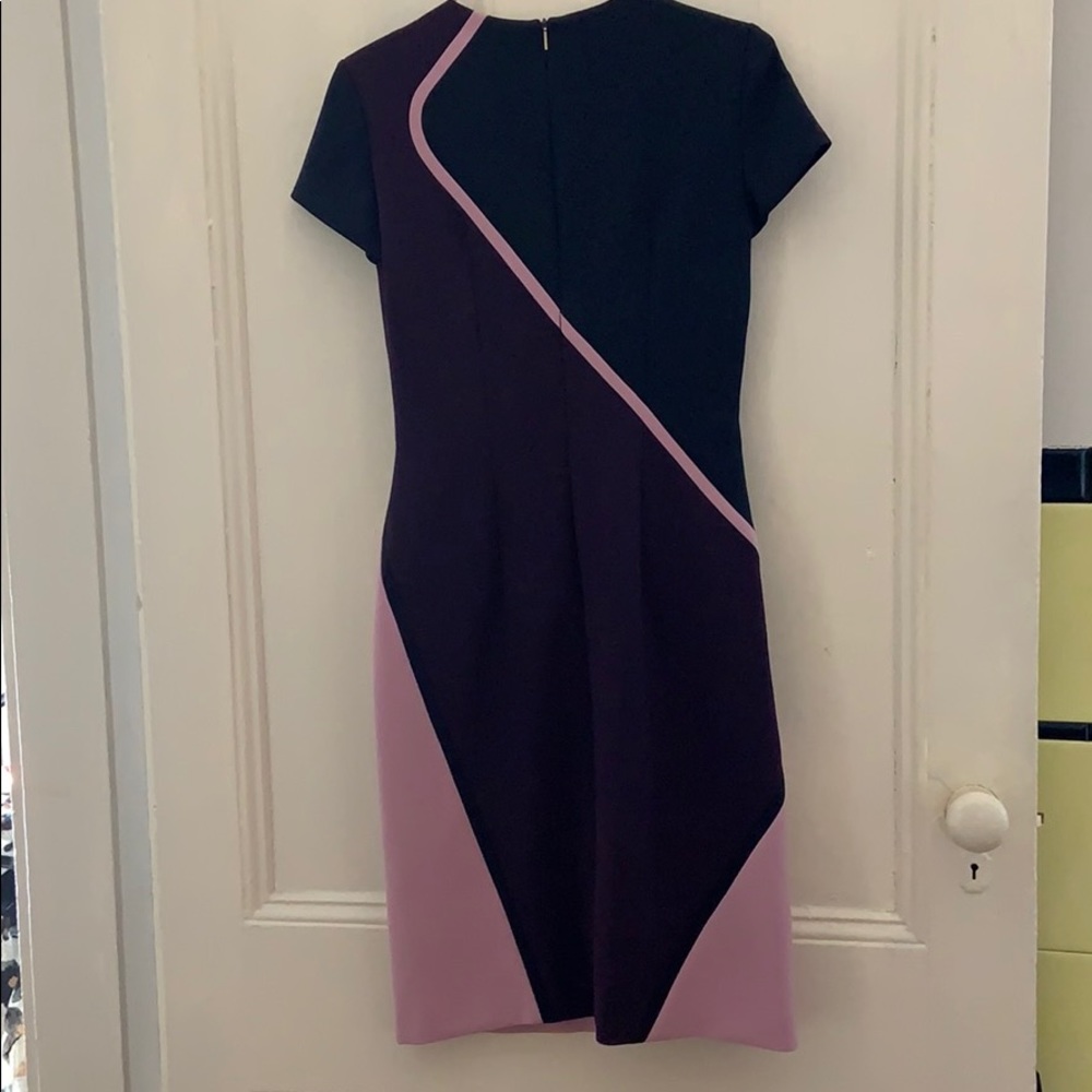 Hugo Boss Art Dukatia Colorblocked Sheath Dress - Picture 5 of 8